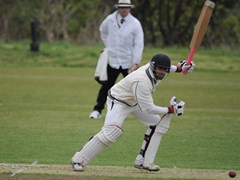 Umair batting